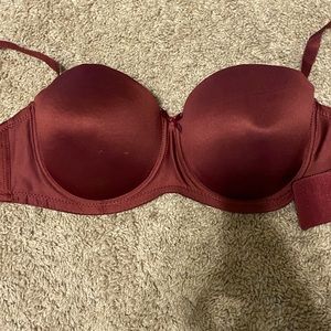 Unused maroon bra